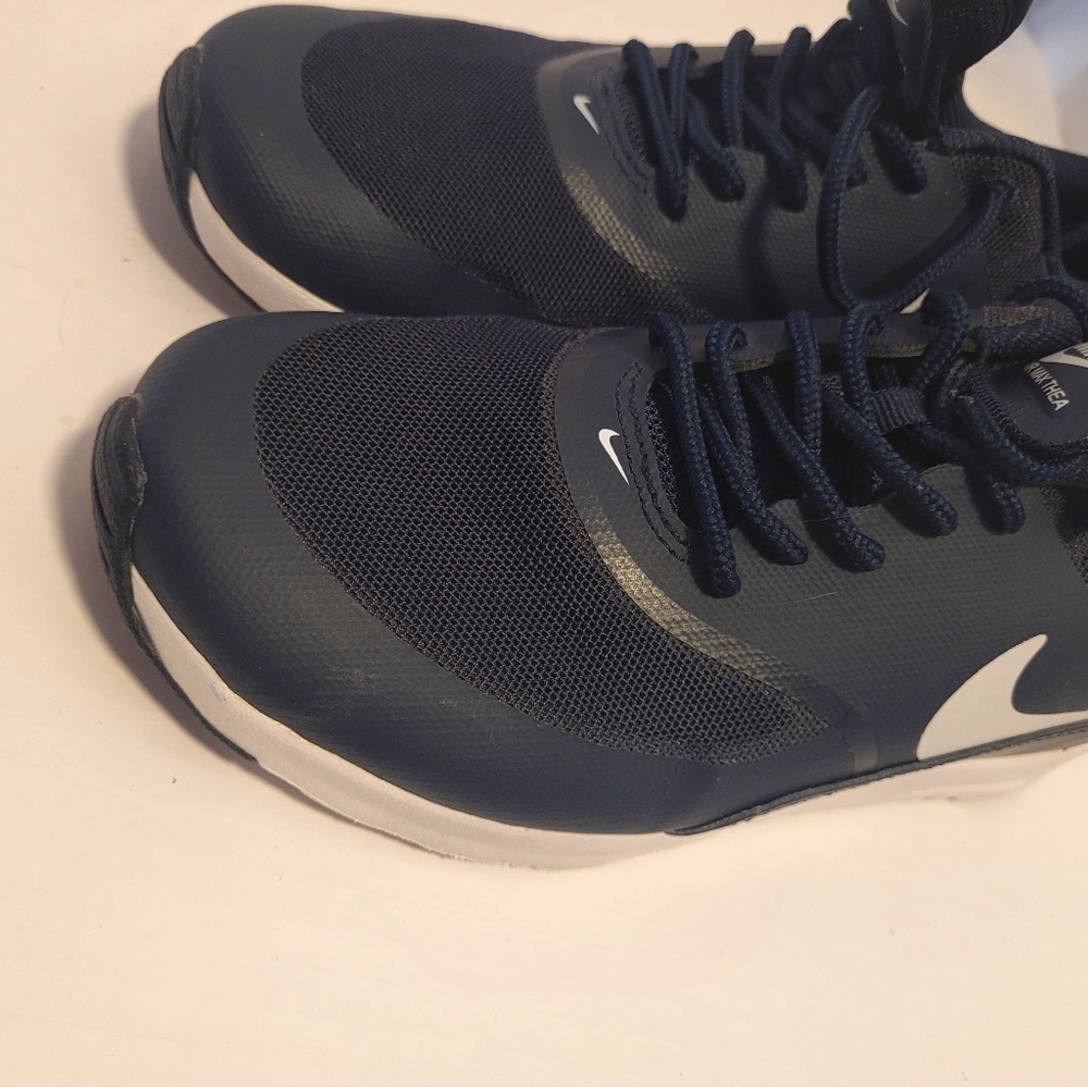 Nike Air Max Thea Women's Shoes - Navy and White - Picture 2 of 5